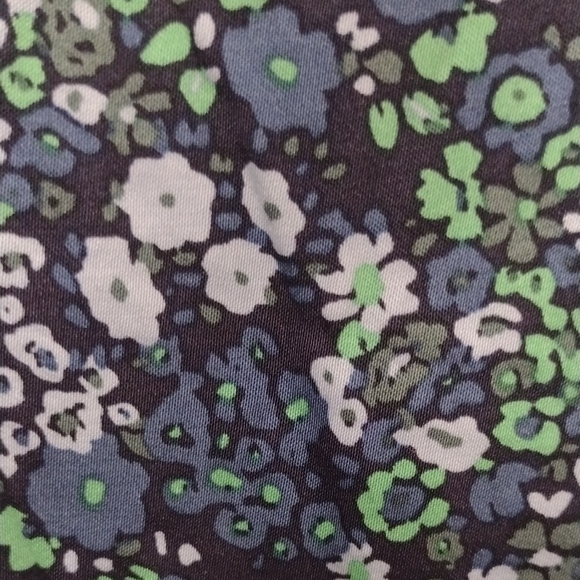 Aerie Blue and Green Floral Lace BabyDoll - Picture 8 of 12